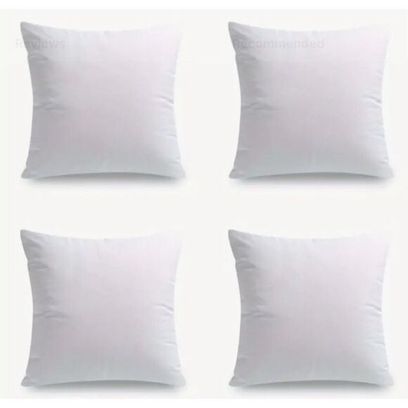 4 Square Throw Pillowcases 18” X 18” NWT - Picture 3 of 4